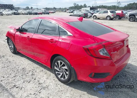 2017 Honda Civic Ex из США, поврежденный, VIN 2HGFC2F74HH549842